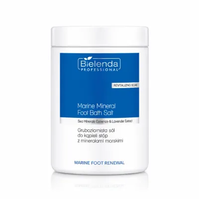 Соль для ванночек для ног Bielenda Professional Marine Foot Renewal, крупнозернистая, с морскими минералами, 1000 г
