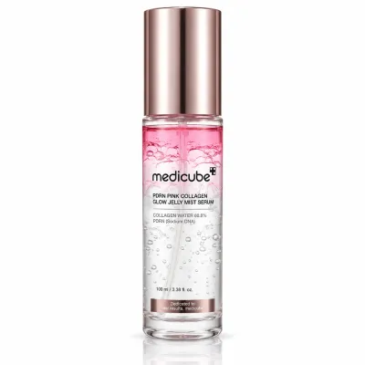 Сыворотка-мист для лица Medicube PDRN Pink Collagen Glow Jelly Mist Serum, для сияния, 100 мл