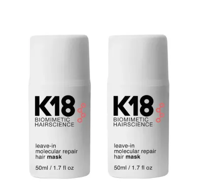Несмываемая маска для волос K18 Leave-in Molecular Repair Hair Mask восстанавливающая, для повреждённых волос, 50 мл