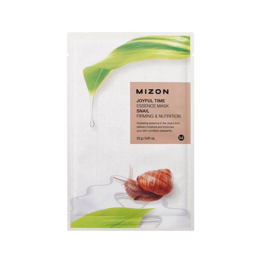 Тканевая маска для лица Mizon Joyful Time Essence Mask Snail с секретом улитки, 23 г