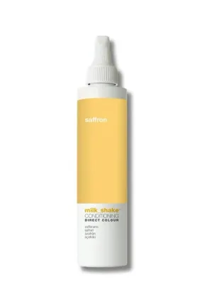Оттеночный кондиционер для волос Milk Shake Conditioning Direct Colour, без аммиака и оксидантов, оттенок Saffron, Koloryzacja Bez Amoniaku i Utleniaczy Żółty