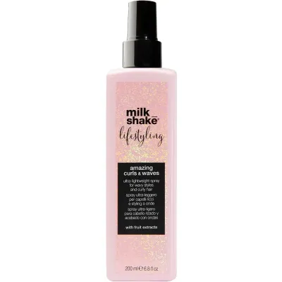 Спрей для укладки Milk Shake Lifestyling Amazing Curls & Waves против пушения, с термозащитой, для кудрявых волос, 200 мл