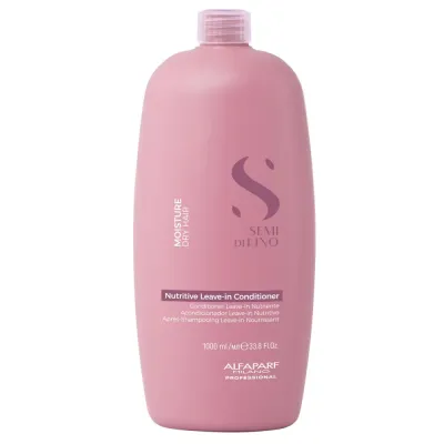 Несмываемый кондиционер Alfaparf Milano Semi di Lino Moisture Nutritive Leave-in увлажняющий, для сухих волос, 1000 мл