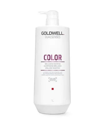 Шампунь Goldwell Dualsenses Color Brilliance для защиты цвета, для окрашенных и тонких волос, 1000 мл