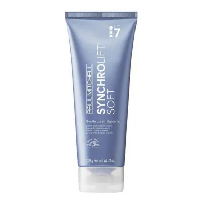 Осветлитель для волос Paul Mitchell SynchroLift Soft Cream Lightener, кремовый, до 7 уровней, 200 г