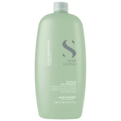 Шампунь против перхоти Alfaparf Milano Semi di Lino Scalp Rebalance Purifying очищающий, без сульфатов, 1000 мл