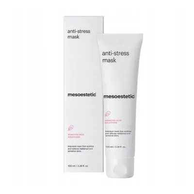 Успокаивающая маска для лица Mesoestetic Anti-Stress Mask, для чувствительной и раздражённой кожи, 100 мл
