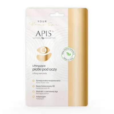 Патчи для кожи под глазами Apis Your Home Spa подтягивающие, для зрелой кожи, 1 пара, 8 г