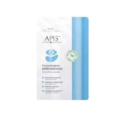 Патчи для кожи под глазами Apis против отёков, увлажняющие, 1 пара, 8 г