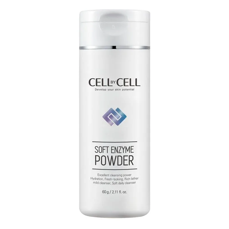 Энзимная пудра для умывания Cell by Cell Soft Enzyme Powder с папаином, для проблемной кожи, 60 г