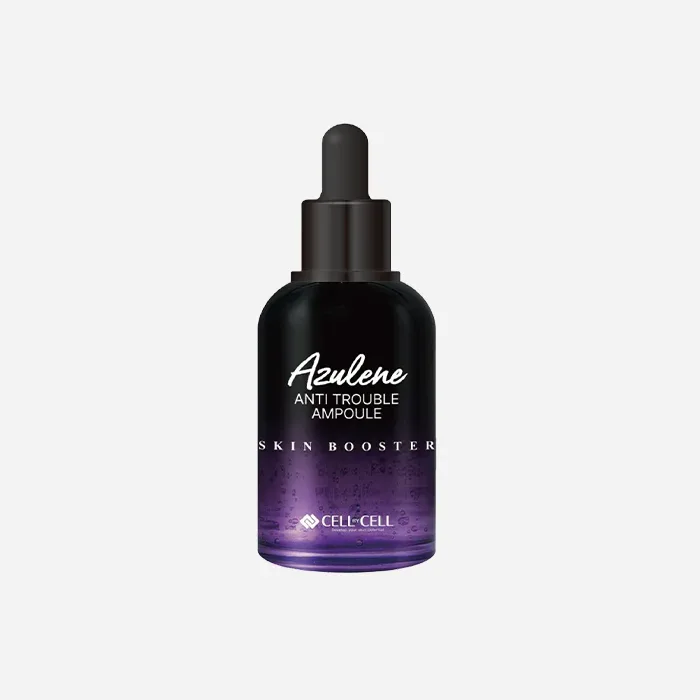 Сыворотка для лица Cell by Cell Azulene Anti Trouble Ampoule успокаивающая, для чувствительной и проблемной кожи, 50 мл