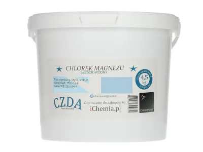 Соль для ванны Chem Point, хлорид магния шестиводный, 4.5 кг