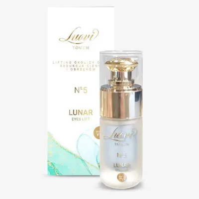 Лифтинг-сыворотка для кожи вокруг глаз Luovi Touch Lunar Eyes Lift No. 5, для гладкости и сияния, 15 мл