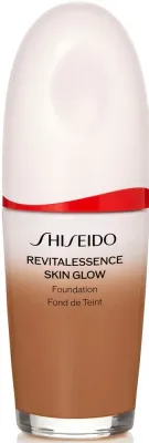Тональная основа Shiseido Revitalessence Skin Glow с сияющим финишем, SPF 30, оттенок 430 - Cedar