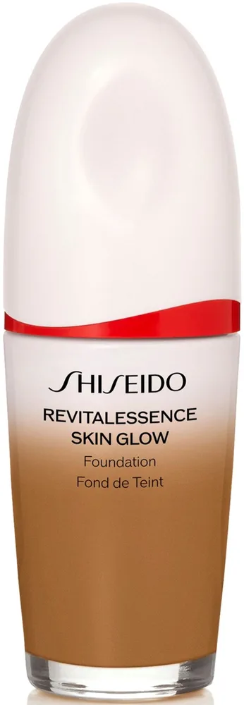 Тональная основа Shiseido Revitalessence Skin Glow с сияющим финишем, SPF 30, оттенок 440 - Amber