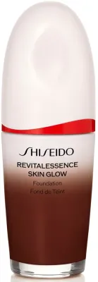 Тональная основа Shiseido Revitalessence Skin Glow с сияющим финишем, SPF 30, оттенок 540 - Mahogany