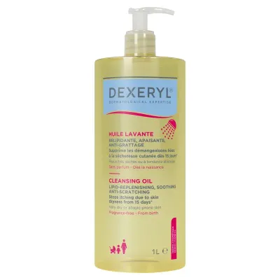 Масло для мытья Dexeryl Cleansing Oil, для сухой и атопичной кожи, с 1 дня жизни, 1000 мл