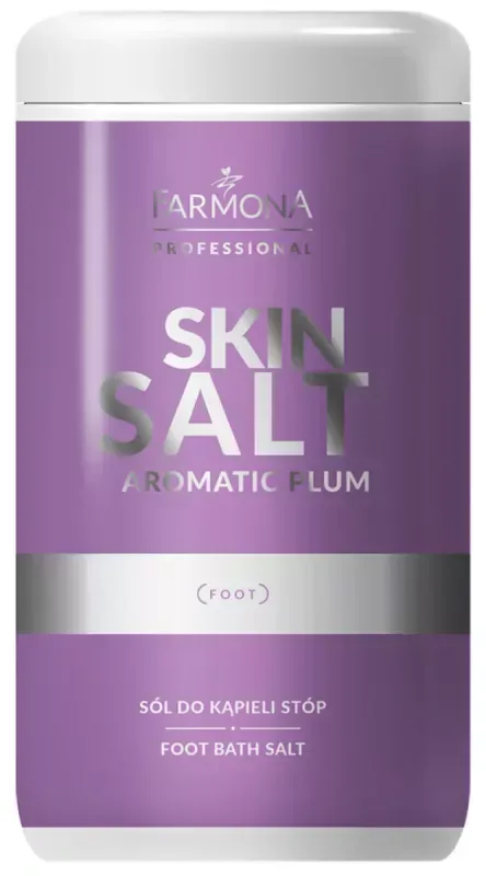 Соль для ванночек для ног Farmona Professional Skin Salt Aromatic Plum, очищающая, слива, 1400 г