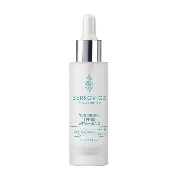 Солнцезащитная сыворотка для лица Berkovicz Sun Drops SPF 50, с витамином C, 30 мл