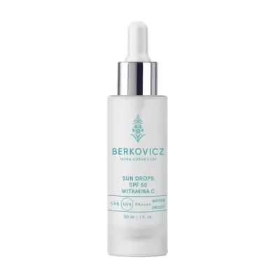 Солнцезащитная сыворотка для лица Berkovicz Sun Drops SPF 50, с витамином C, 30 мл
