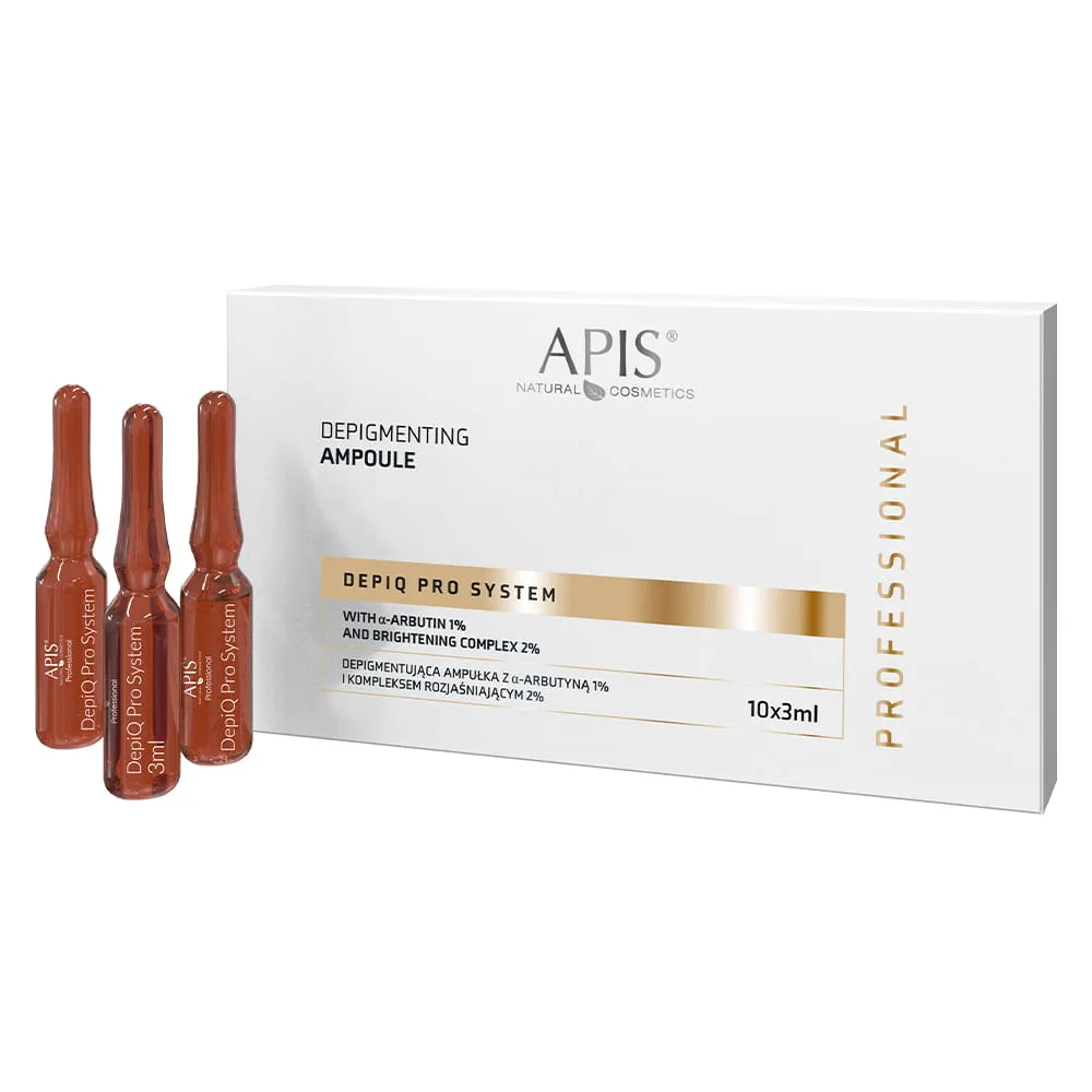 Ампула для лица Apis Depiq Pro System депигментирующая, с 1% альфа-арбутина