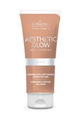 Гелевая маска для лица Farmona Aesthetic Glow с керамидами и пептидами, для тусклой кожи, 200 мл
