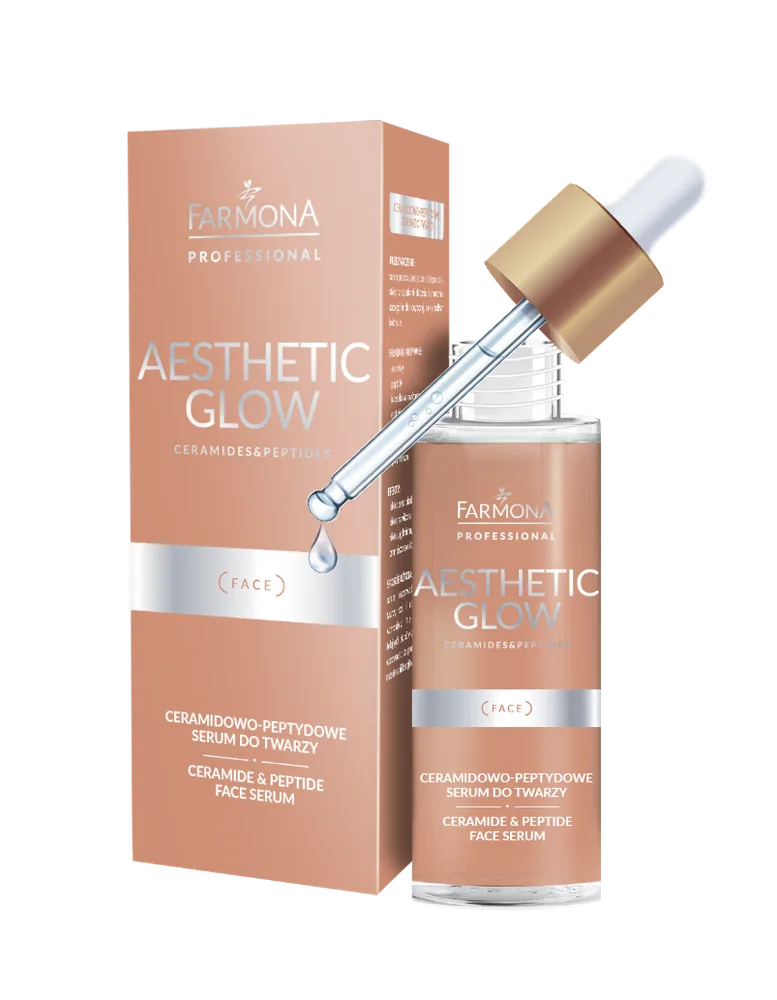 Сыворотка для лица Farmona Aesthetic Glow с церамидами и пептидами, для тусклой кожи, 30 мл