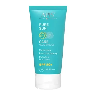 Солнцезащитный крем для лица Apis Pure Sun Care SPF 50, лёгкий, 50 мл