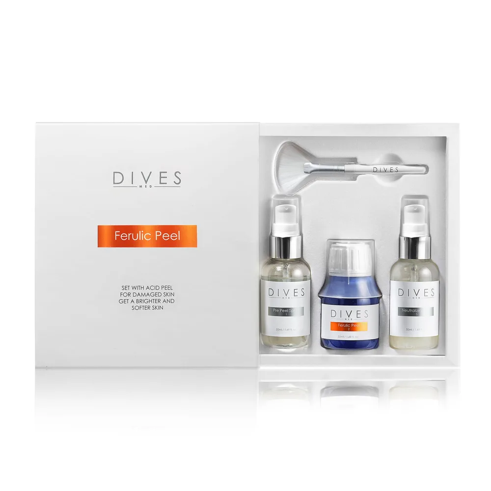 Пилинг для лица Dives Med Ferulic Peel антиоксидантный кислотный комплекс, профессиональный, 50 мл