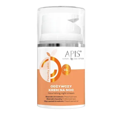 Ночной крем для лица Apis Peachy Skin, питательный, 50 мл