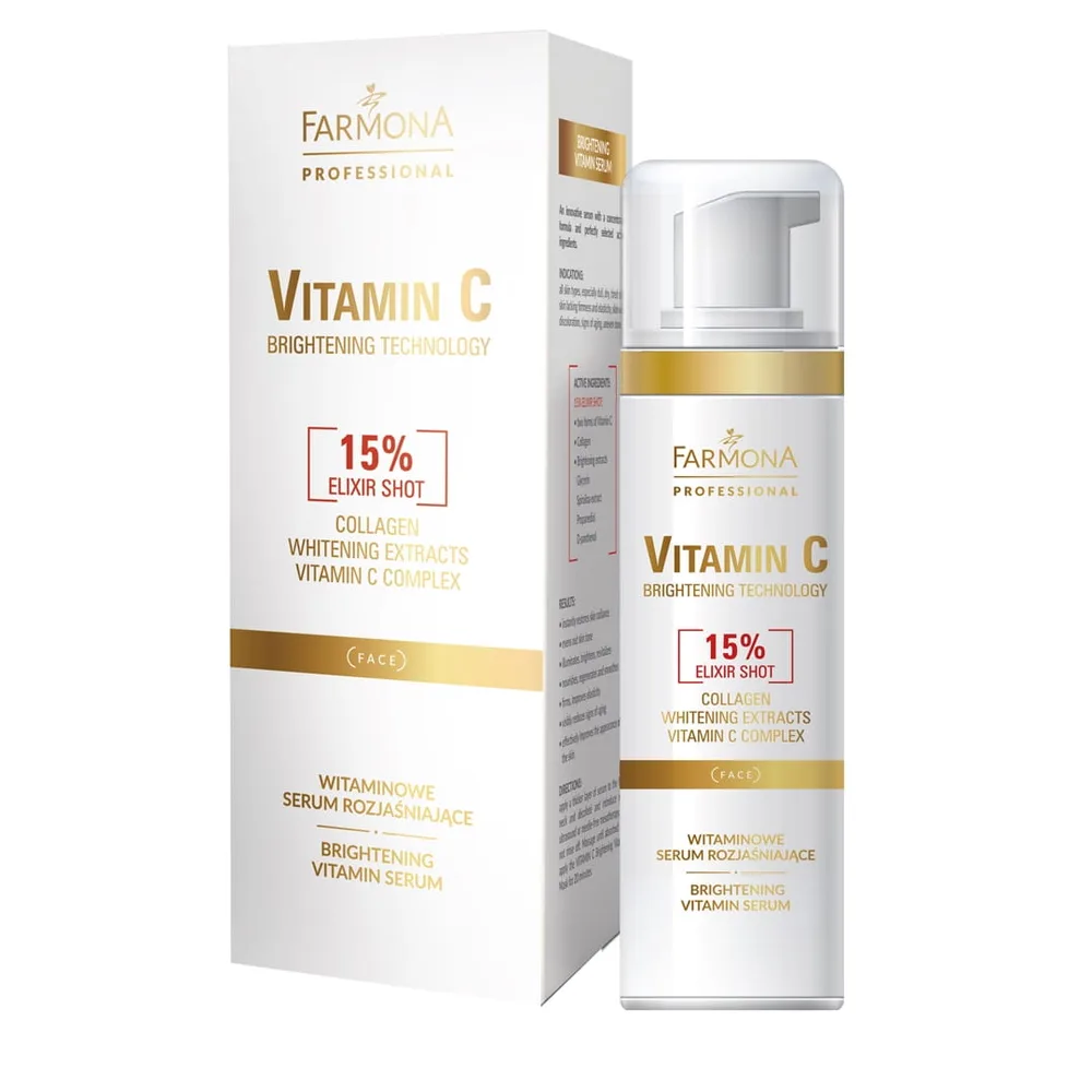 Сыворотка для лица Farmona Vitamin C, осветляющая, для тусклой и сухой кожи, 50 мл