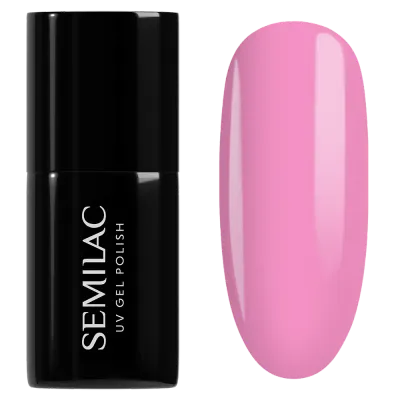 Гибридный лак для ногтей Semilac, кремовая текстура, оттенок 967 Pink Blush, 7 мл