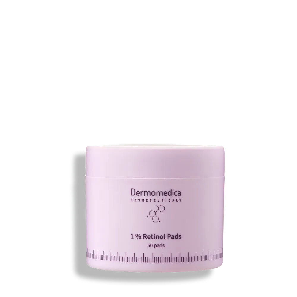 Диски для лица Dermomedica Retinol Booster, с ретинолом, для жирной кожи, склонной к акне, 50 шт