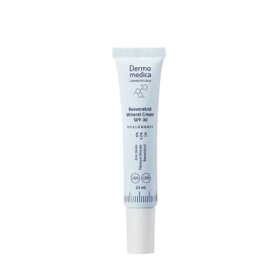 Солнцезащитный крем для лица Dermomedica Resveratrol Mineral Cream с ресвератролом, SPF 30, 15 мл