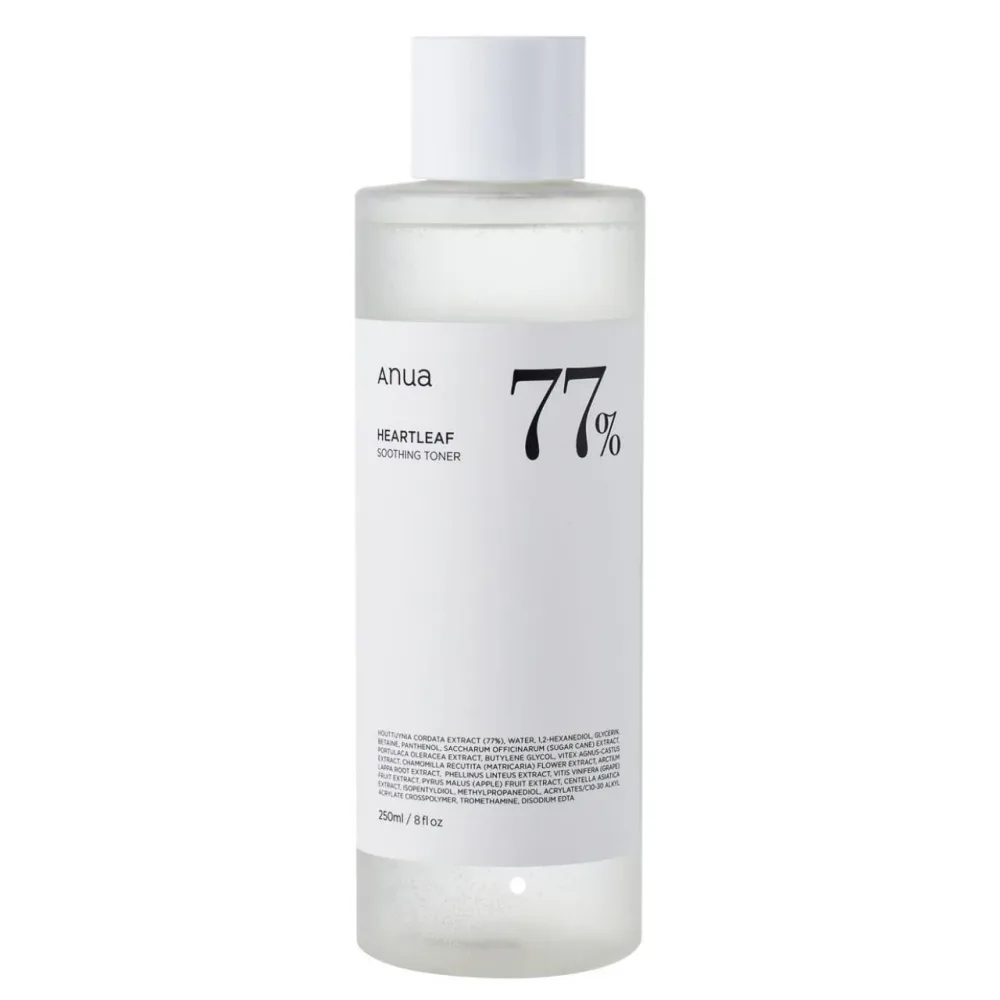 Тоник для лица Anua Heartleaf 77% Soothing Toner успокаивающий, для чувствительной кожи, 250 мл