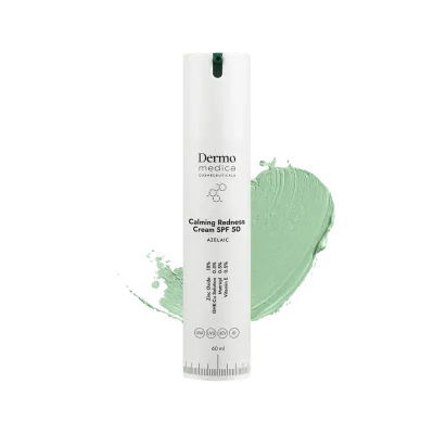 Солнцезащитный крем для лица Dermomedica Azelaic Calming Redness SPF 50, успокаивающий, против покраснений, 60 мл