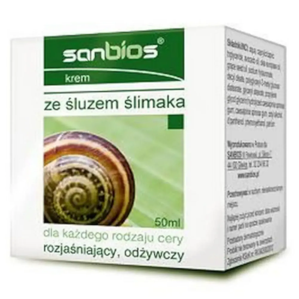 Крем для лица Sanbios с экстрактом улитки, антивозрастной, 50 мл