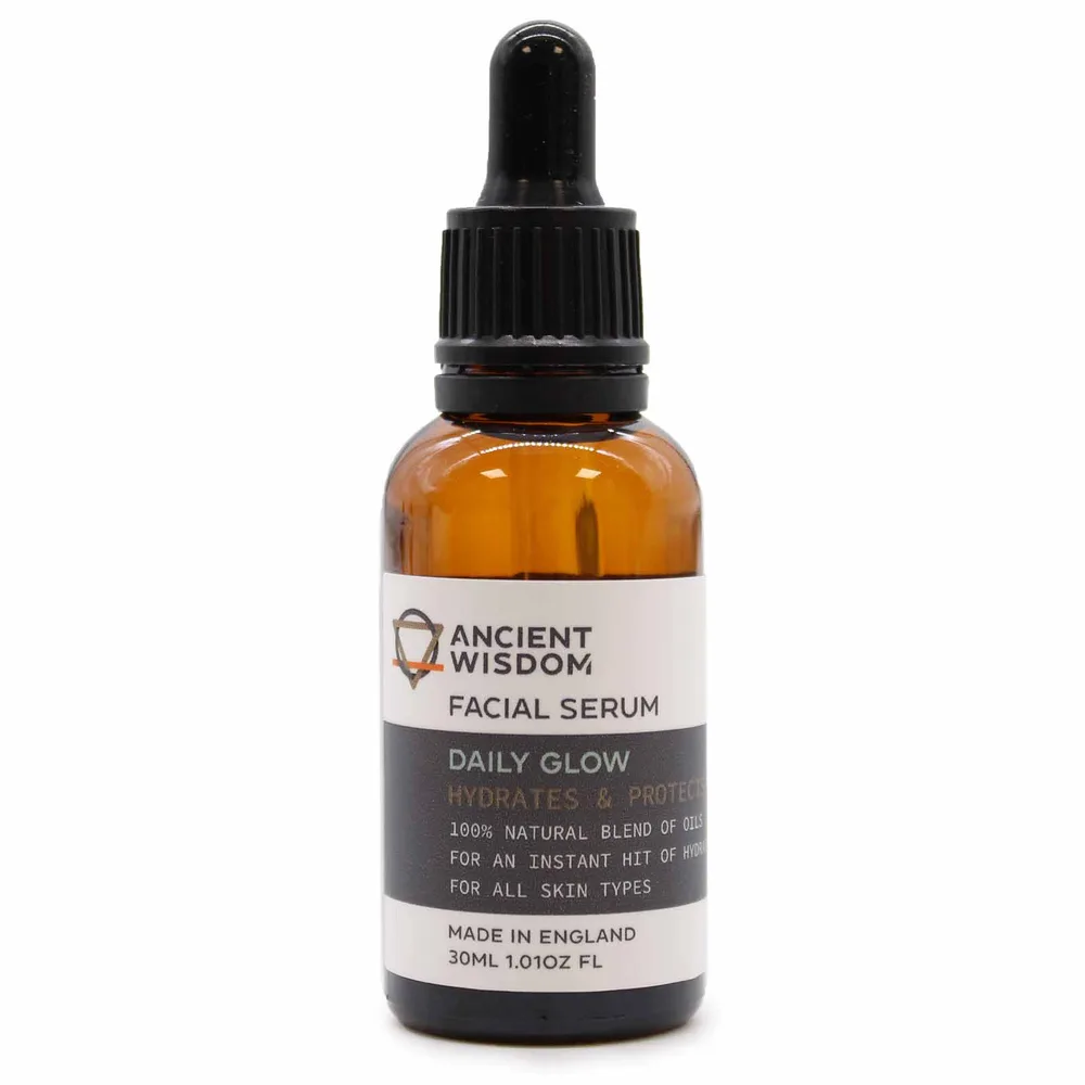 Масляная сыворотка для лица Ancient Wisdom Daily Glow с маслом марулы, для сияния, 30 мл