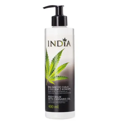 Лосьон для тела India Cosmetics, конопляный, увлажняющий, 400 мл
