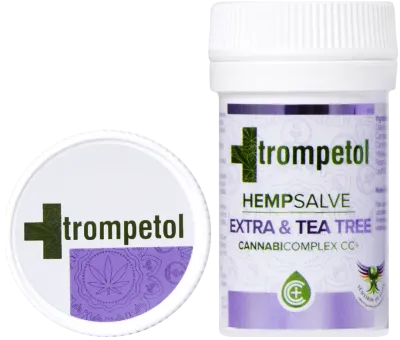 Конопляная мазь для тела Trompetol Extra & Tea Tree, с маслом чайного дерева