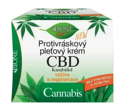 Крем для лица Bione Cosmetics интенсивный, против морщин, с CBD, 51 мл