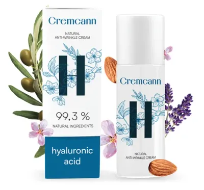Крем для лица Annabis CremCann Hyaluron против морщин, с конопляным маслом и гиалуроновой кислотой, 50 мл