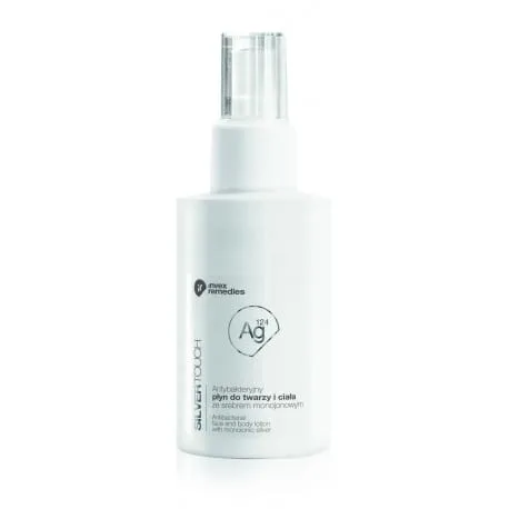 Антибактериальная жидкость для лица и тела Invex Remedies Silver Touch Ag124 с моноионным серебром, 100 мл