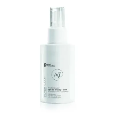 Антибактериальная жидкость для лица и тела Invex Remedies Silver Touch Ag124 с моноионным серебром, 100 мл