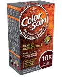 Стойкая краска для волос Color & Soin, закрашивает 100% седины, 135 мл, оттенок 10R — фото 1