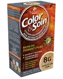 Стойкая краска для волос Color & Soin, закрашивает 100% седины, 135 мл, оттенок farba do włosów kolor (Jasnozłoty blond) - farbowanie włosów bez amoniaku, - e-ZikoApteka — фото 1