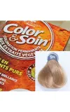 Стойкая краска для волос Color & Soin, закрашивает 100% седины, 135 мл, оттенок 9N — фото 1