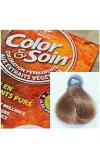 Стойкая краска для волос Color & Soin, закрашивает 100% седины, 135 мл, оттенок 8N — фото 1