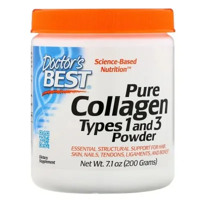 Коллаген в порошке Doctor's Best Pure Collagen Types I and III, 200 г