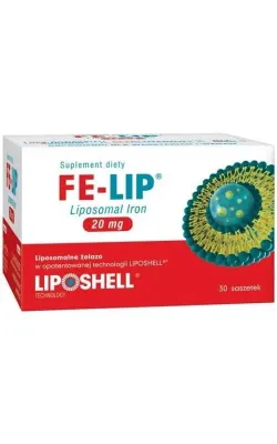 Железо в саше Genexo Fe-Lip, липосомальное, 20 мг, 30 саше